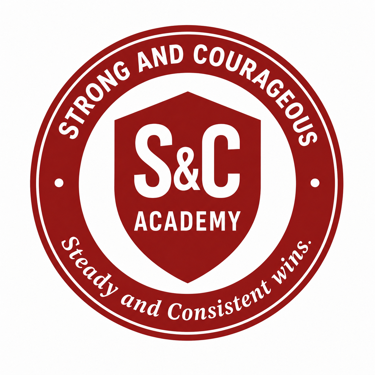 S&C ACADEMY 원형 로고